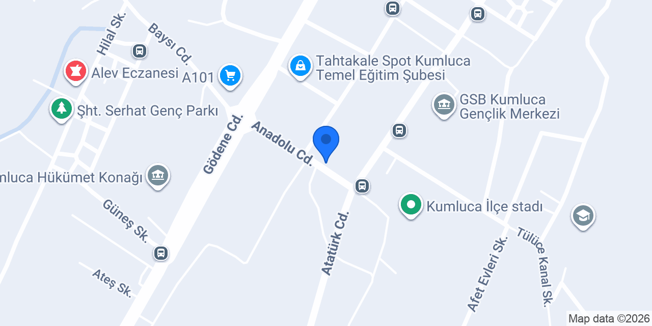 Antalya Kumluca Al konumu