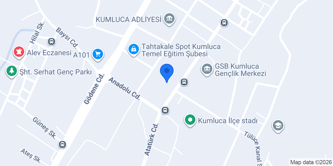 Kumluca Aml konumu
