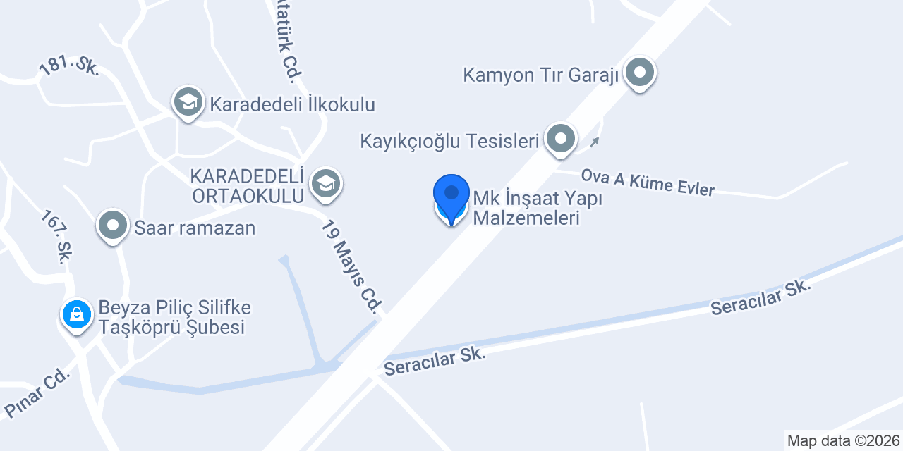 Mk İnşaat Yapı Malzemeleri konumu