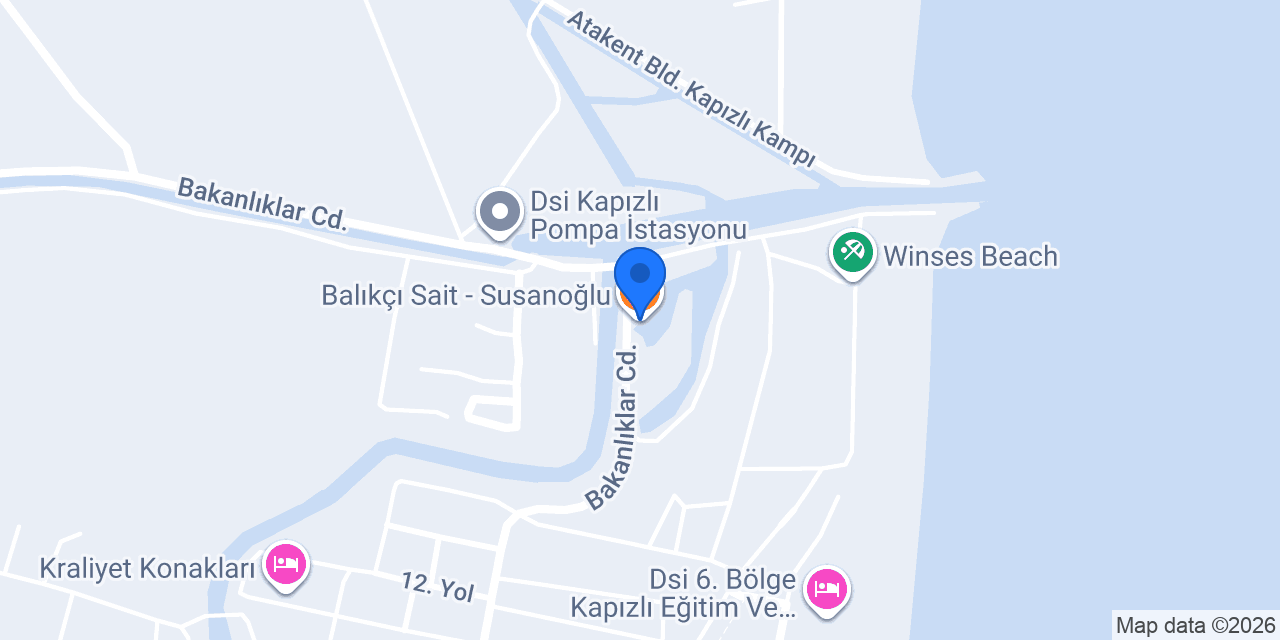 Balıkçı Sait - Susanoğlu konumu