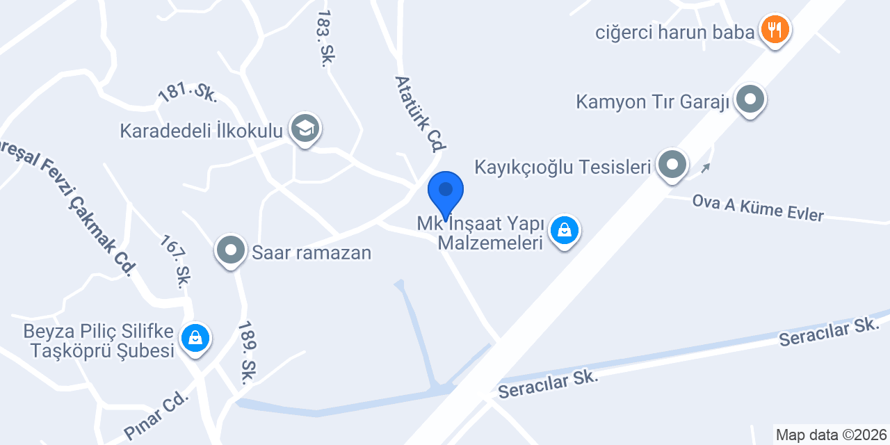 KARADEDELİ ORTAOKULU konumu