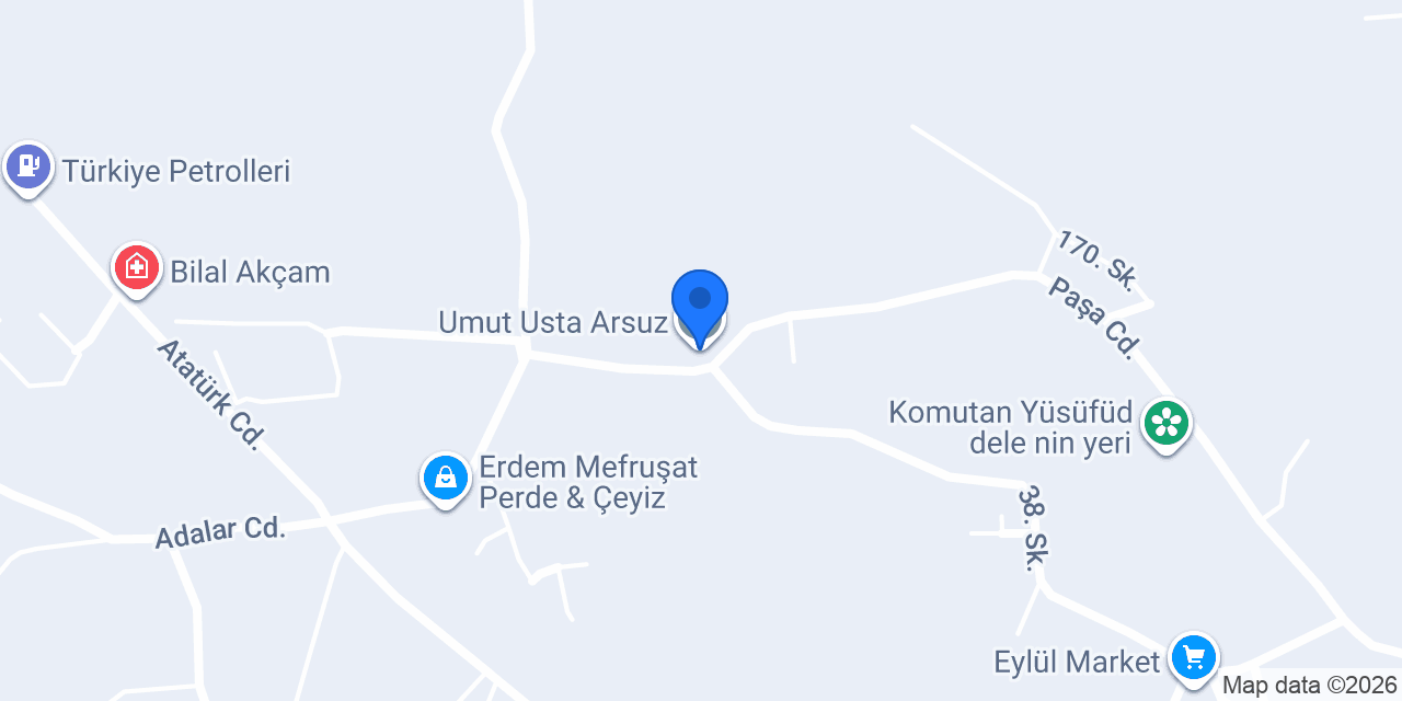 Umut Usta Arsuz konumu