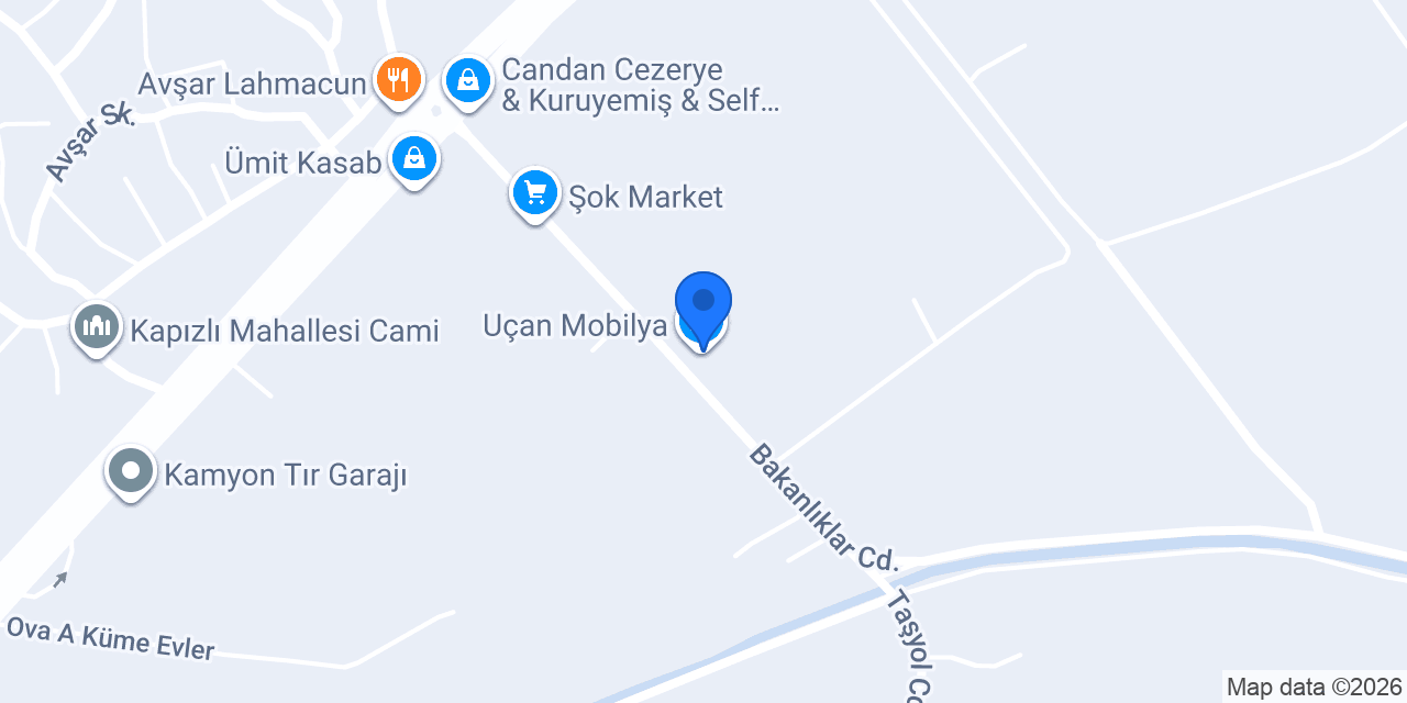 Uçan Mobilya konumu