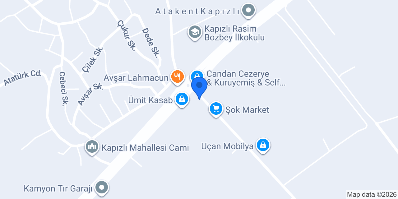 Atakent Taksi konumu