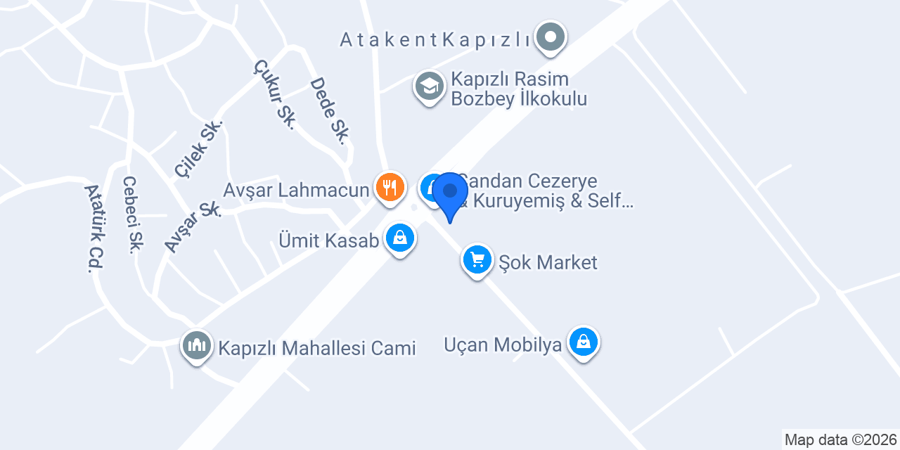 Özkaymak konumu