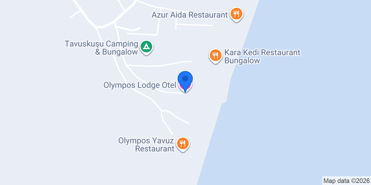 Olympos Lodge Otel konumu