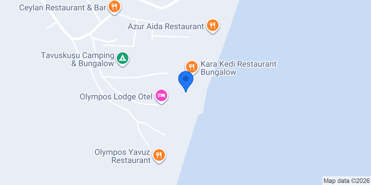 Hotel Yavuz Bungalow konumu