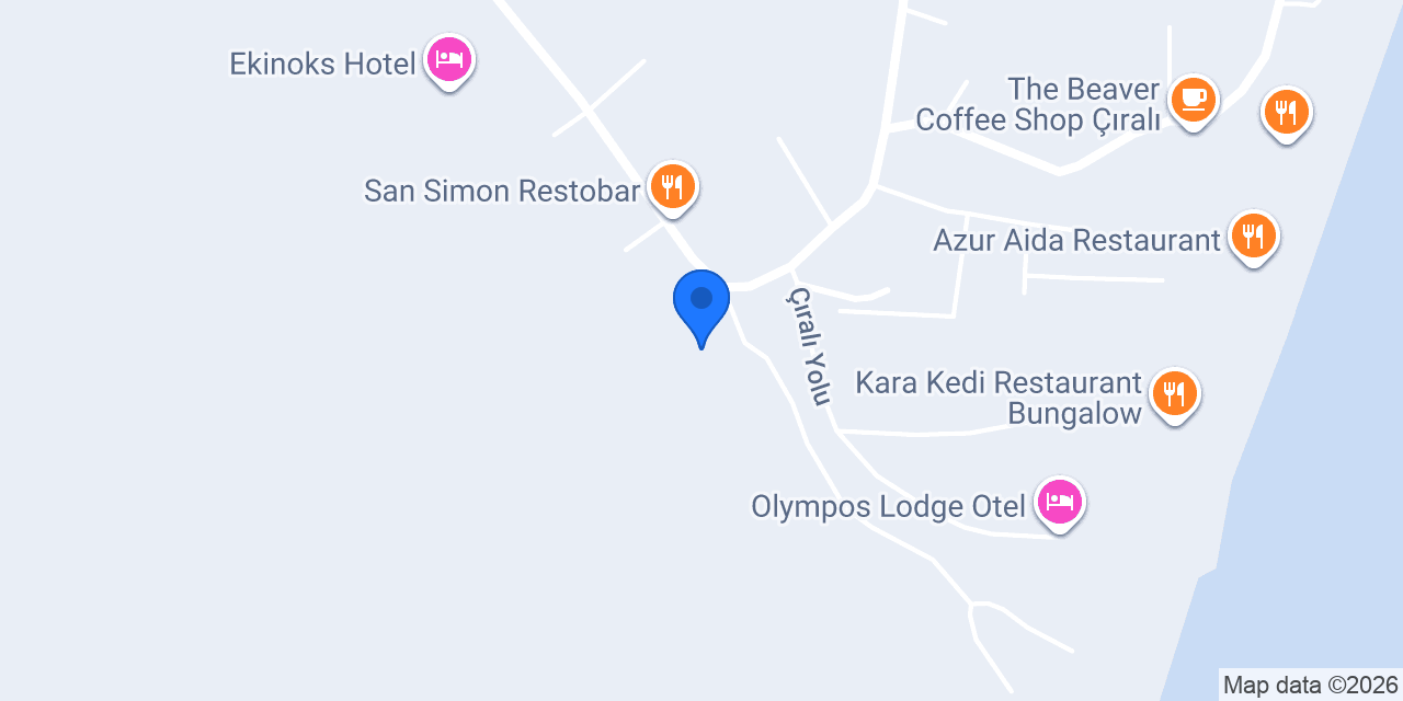 SEDİR PALAS OTEL konumu