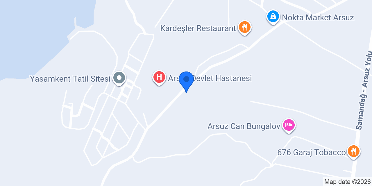 Arsuz Berkan Optik konumu