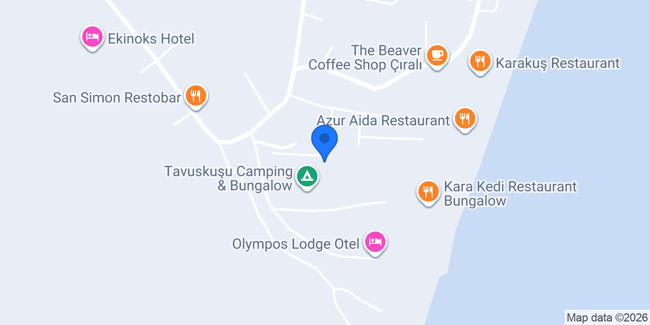 Çıralı Saklı Bahçe Pansiyon & Camping konumu