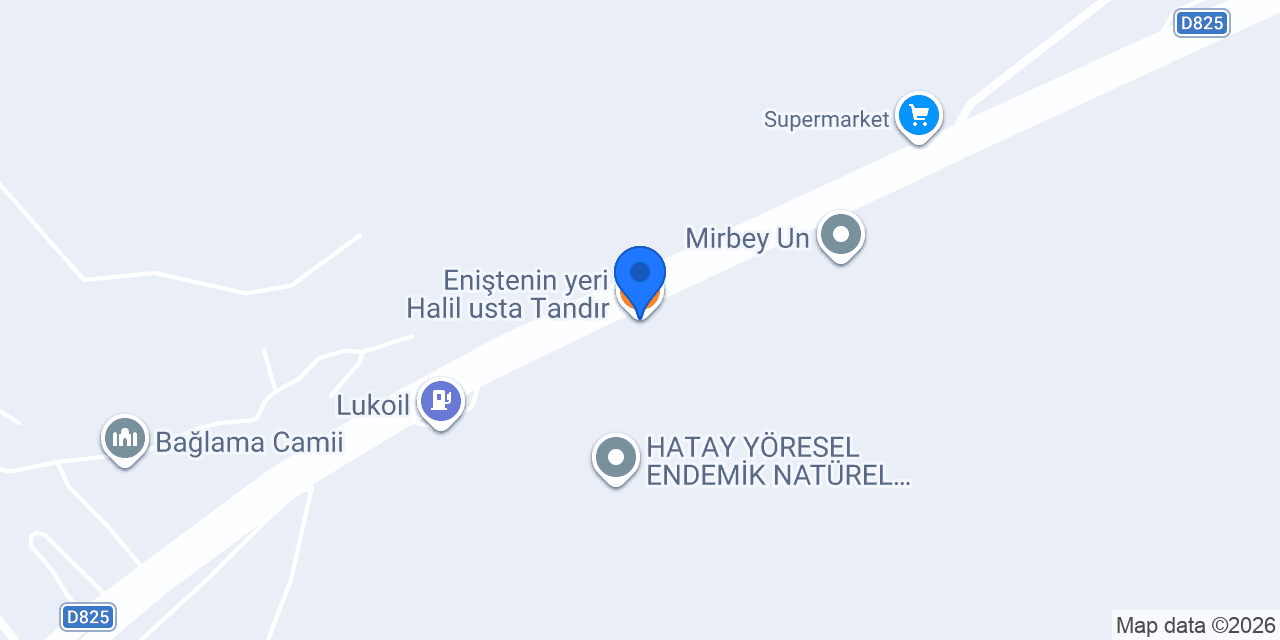 Eniştenin yeri Halil usta Tandır konumu