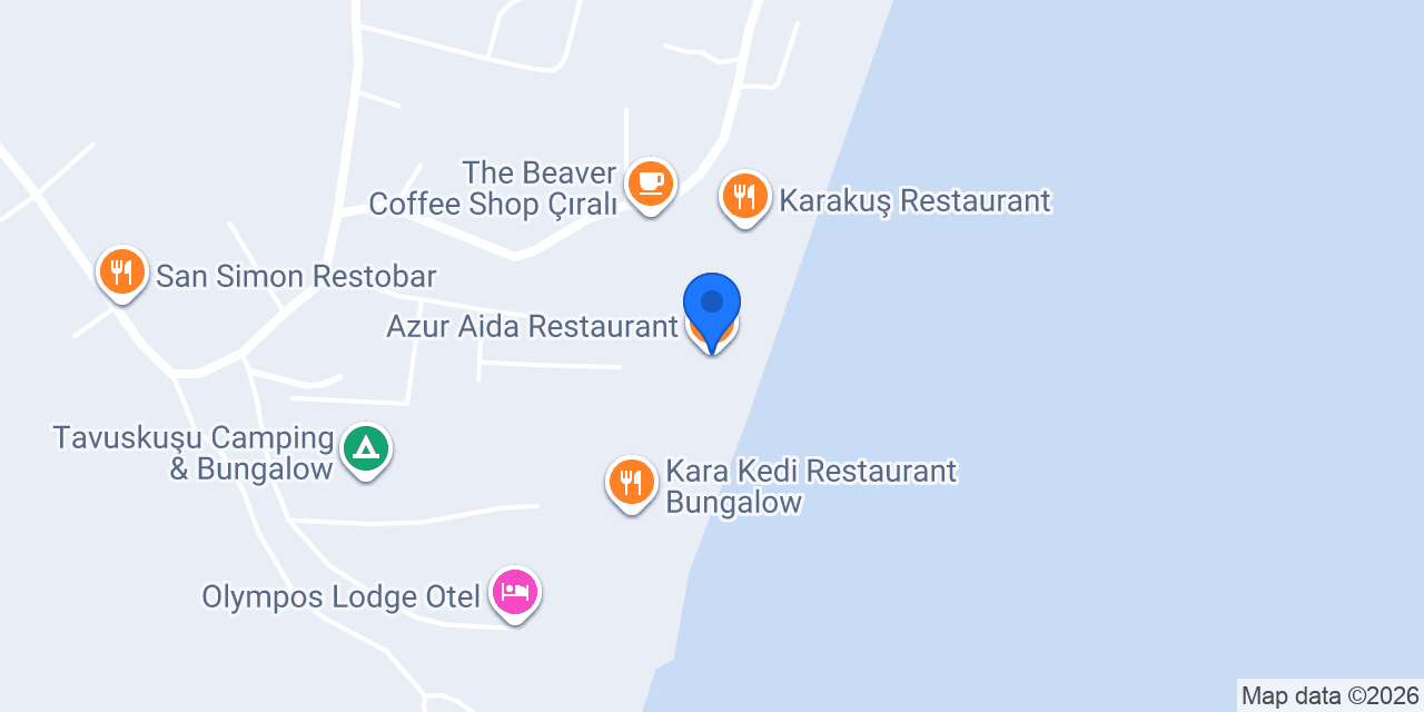 Azur Aida Restaurant konumu