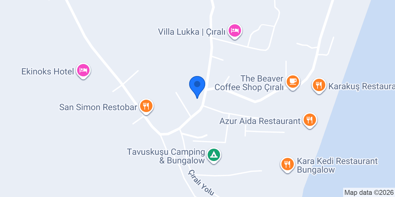 Çıralı Restaurant konumu