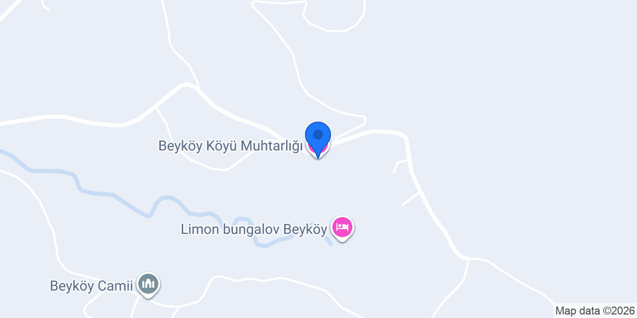 Beyköy Köyü Muhtarlığı konumu