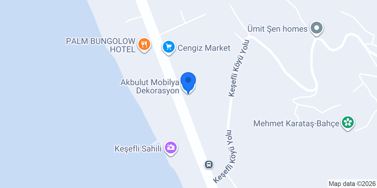 Akbulut Mobilya Dekorasyon konumu