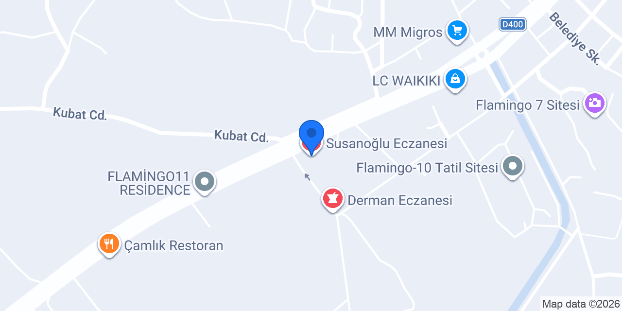 Susanoğlu Eczanesi konumu