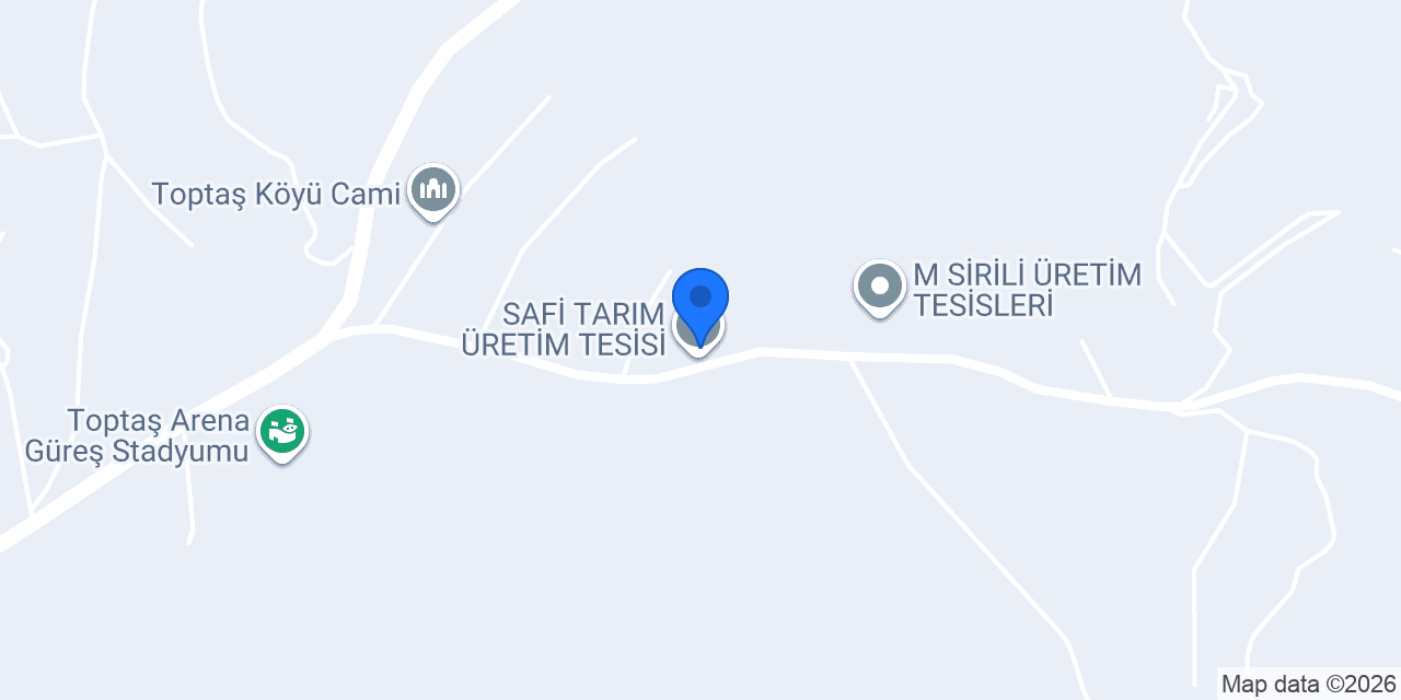 SAFİ TARIM ÜRETİM TESİSİ konumu