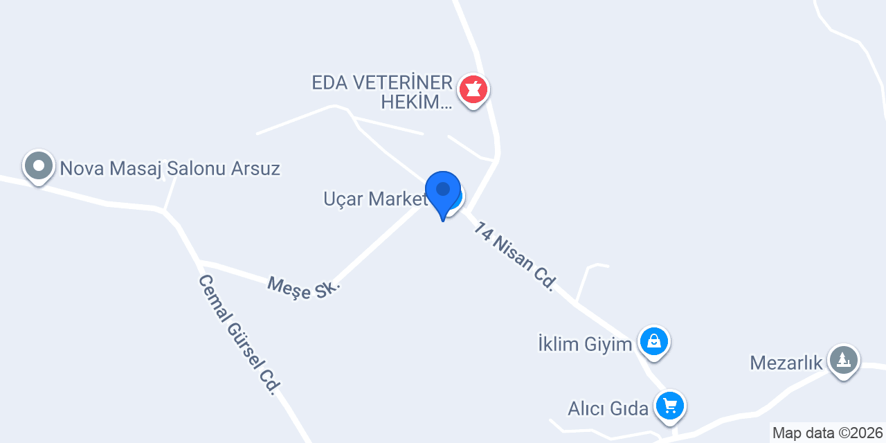 Uçar Market konumu