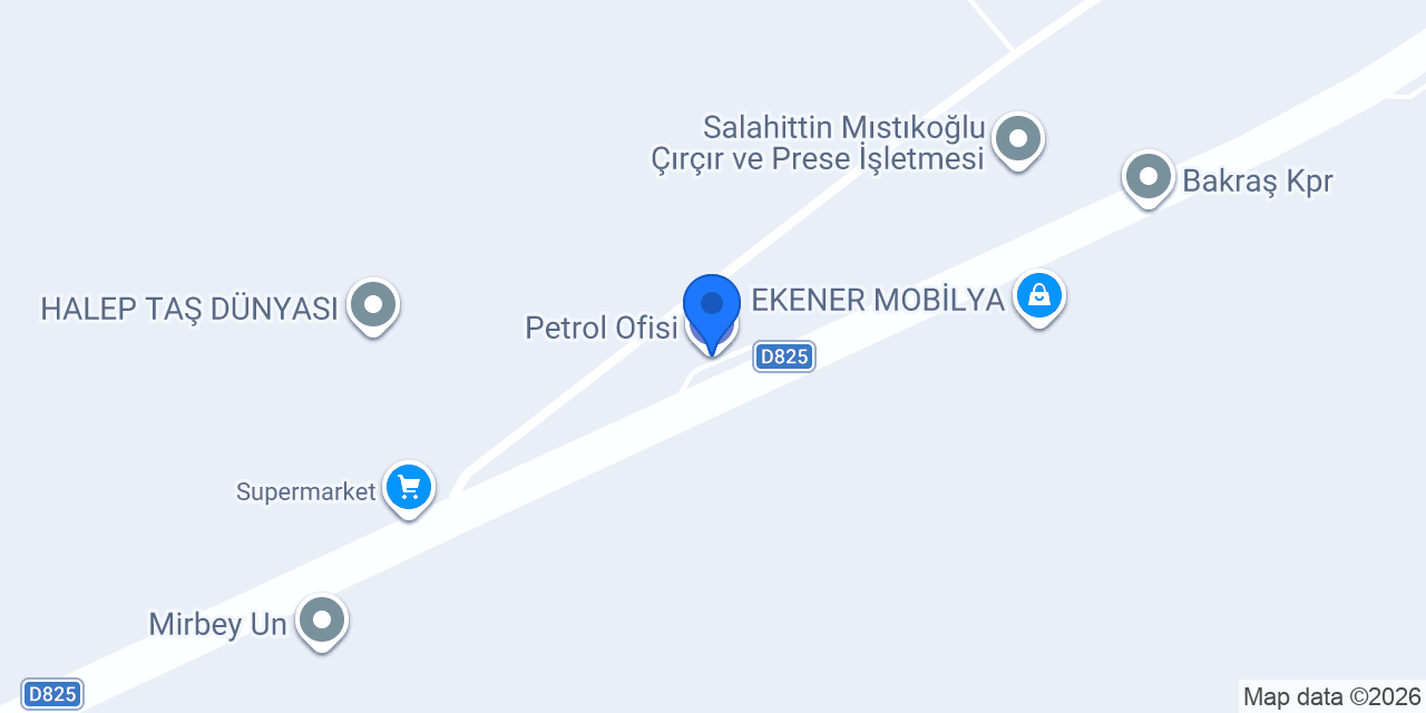 Petrol Ofisi konumu