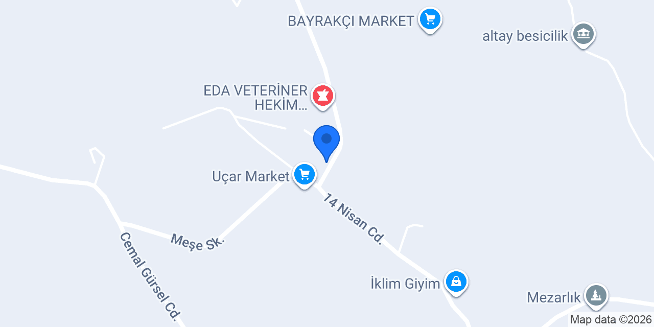 Çetillik Ortaokulu konumu