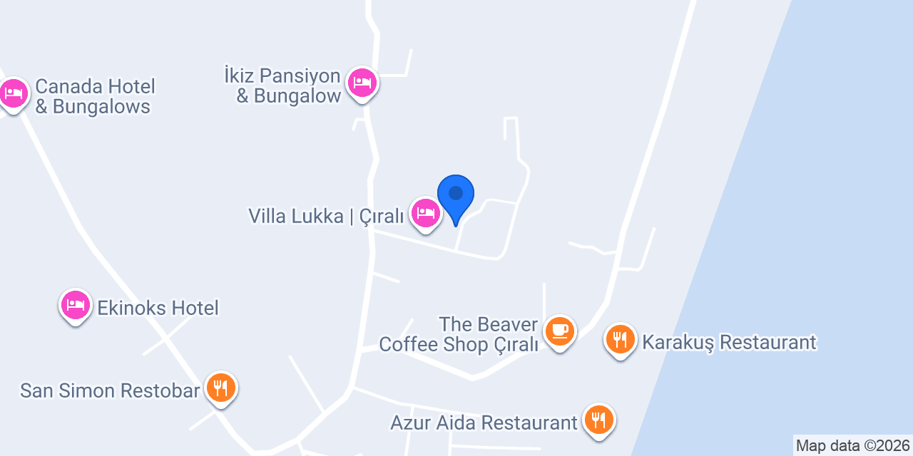 Ayris Hotel Çıralı konumu