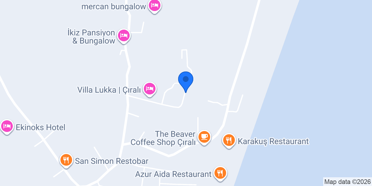 Kutle Hotel konumu