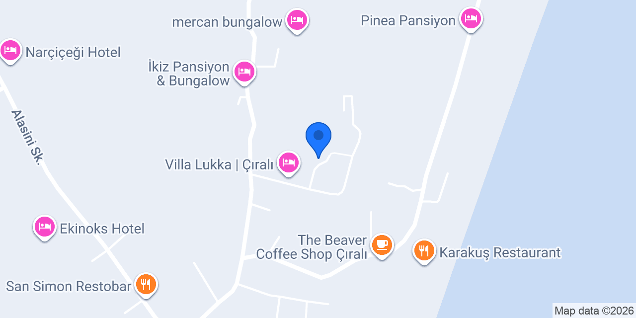 (Harun) Mila Pansiyon konumu