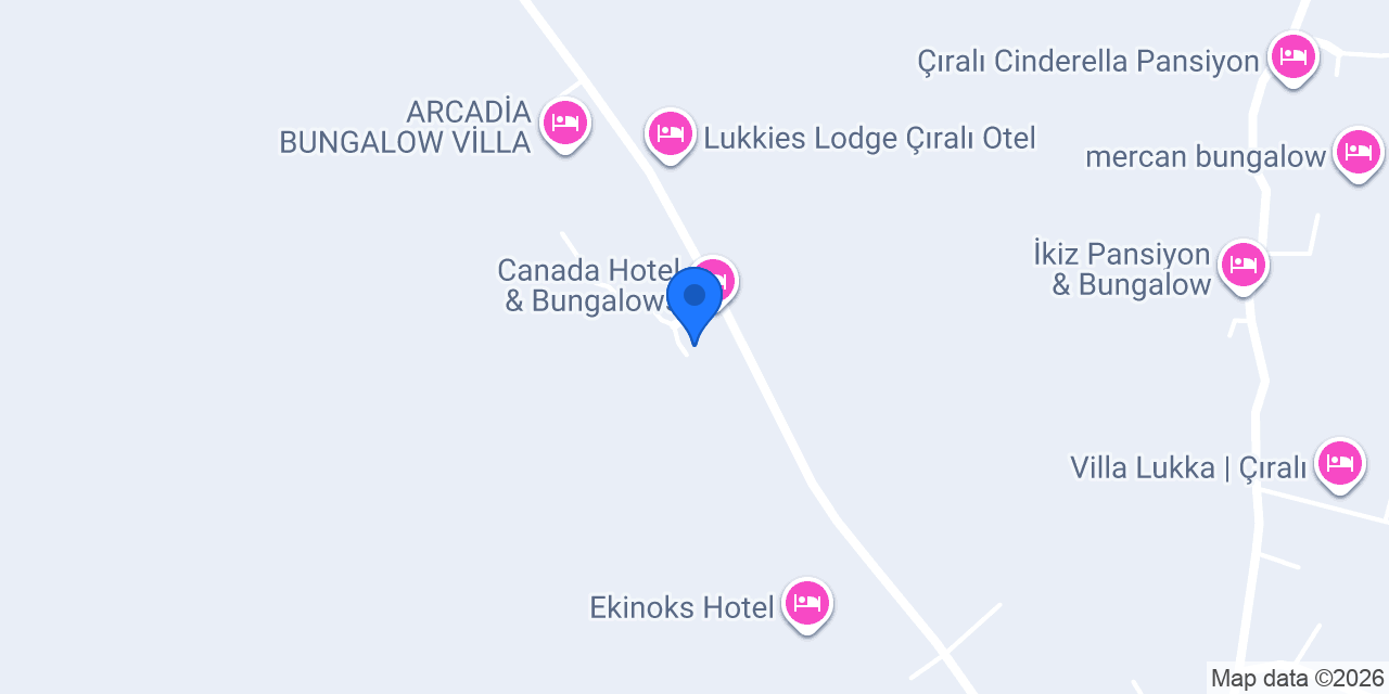 Canada Restaurant Çıralı konumu