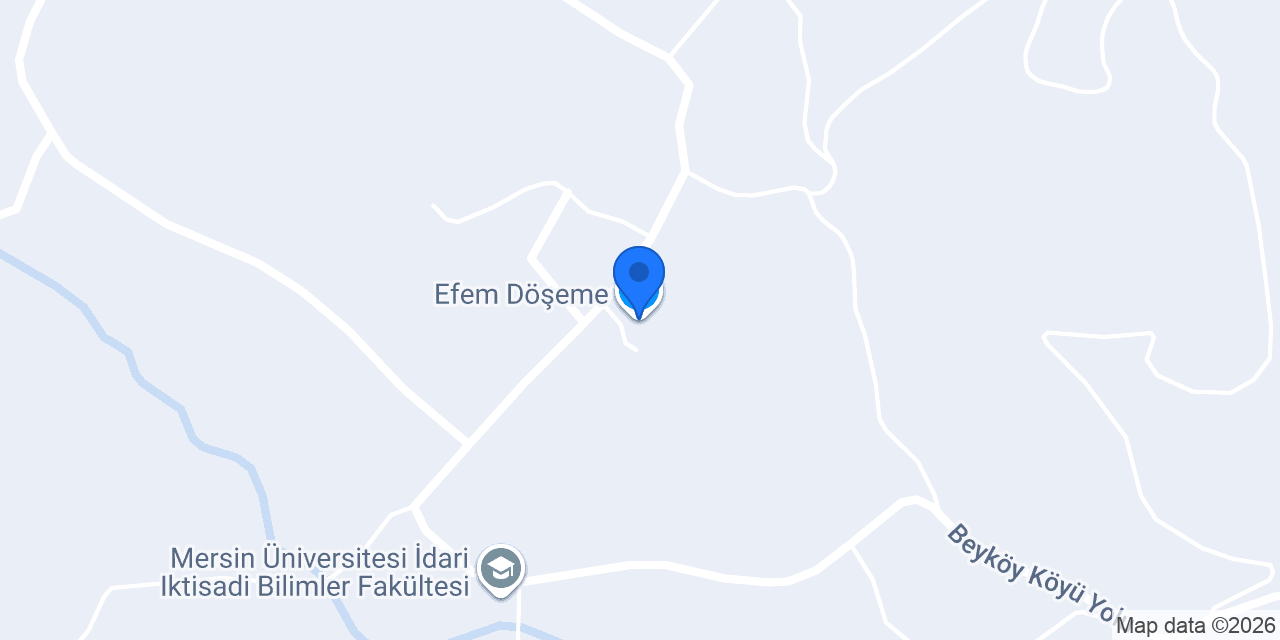 Efem Döşeme konumu