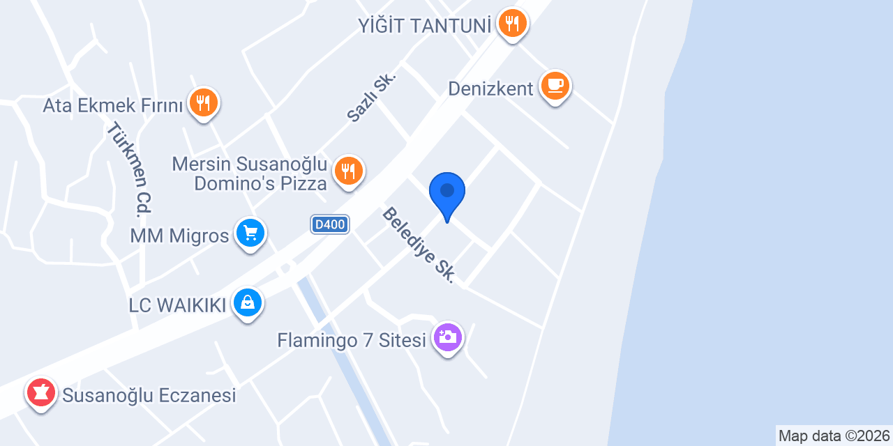 Aydın Apart Otel konumu