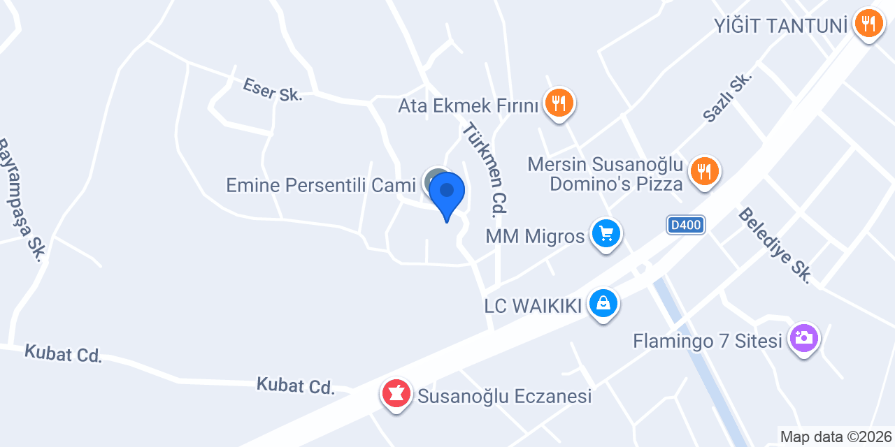 Eser Ev Pansiyon konumu