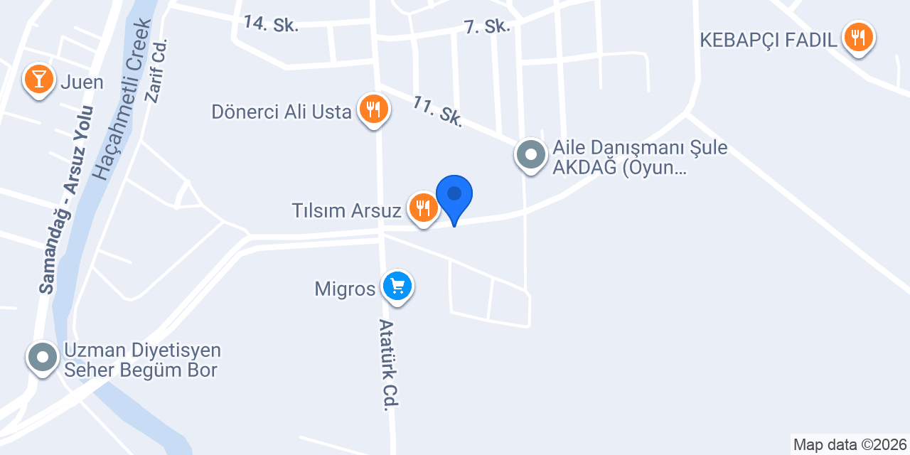 AVLU'M BALIK RESTAURANT konumu