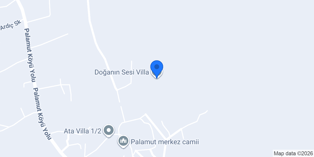 Doğanın Sesi Villa konumu