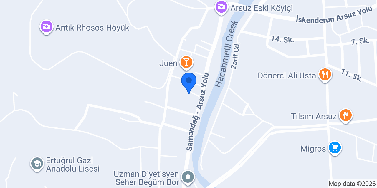 Must Viral Arsuz konumu