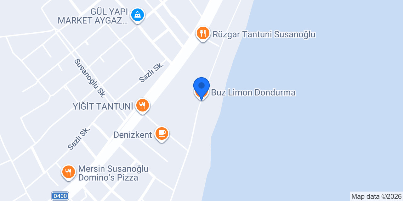 Buz Limon Dondurma konumu