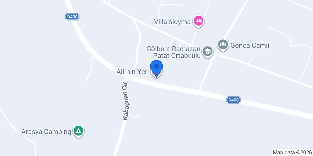 Ali`nin Yeri konumu