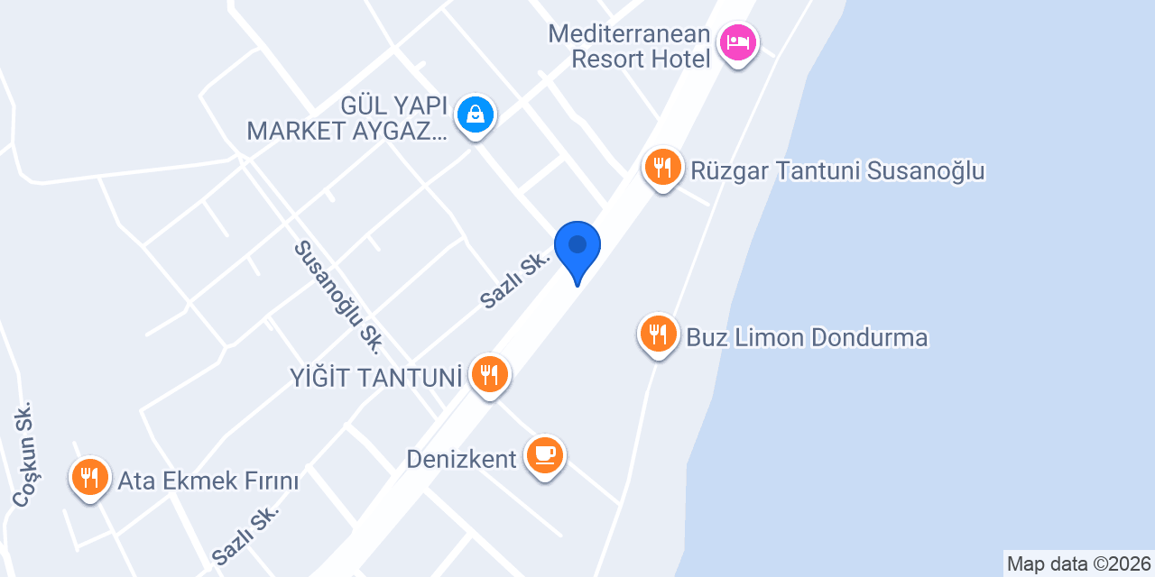 Deniz Yıldızı konumu