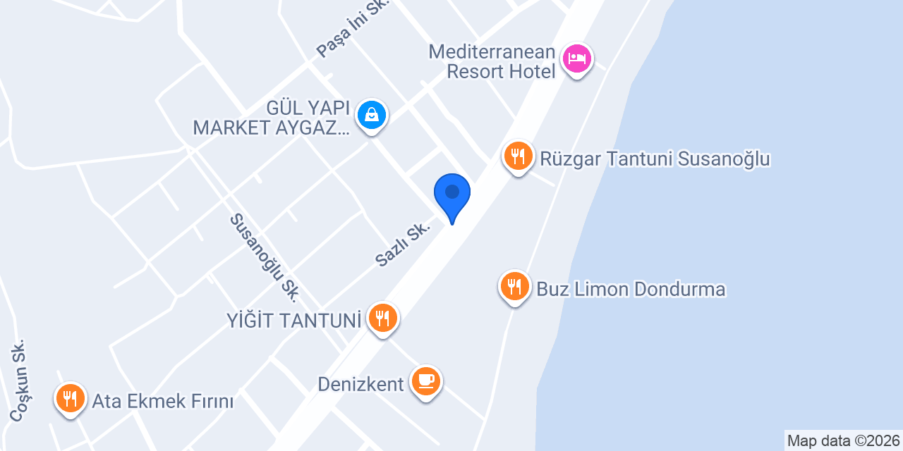 SARDUNYA CAFE konumu
