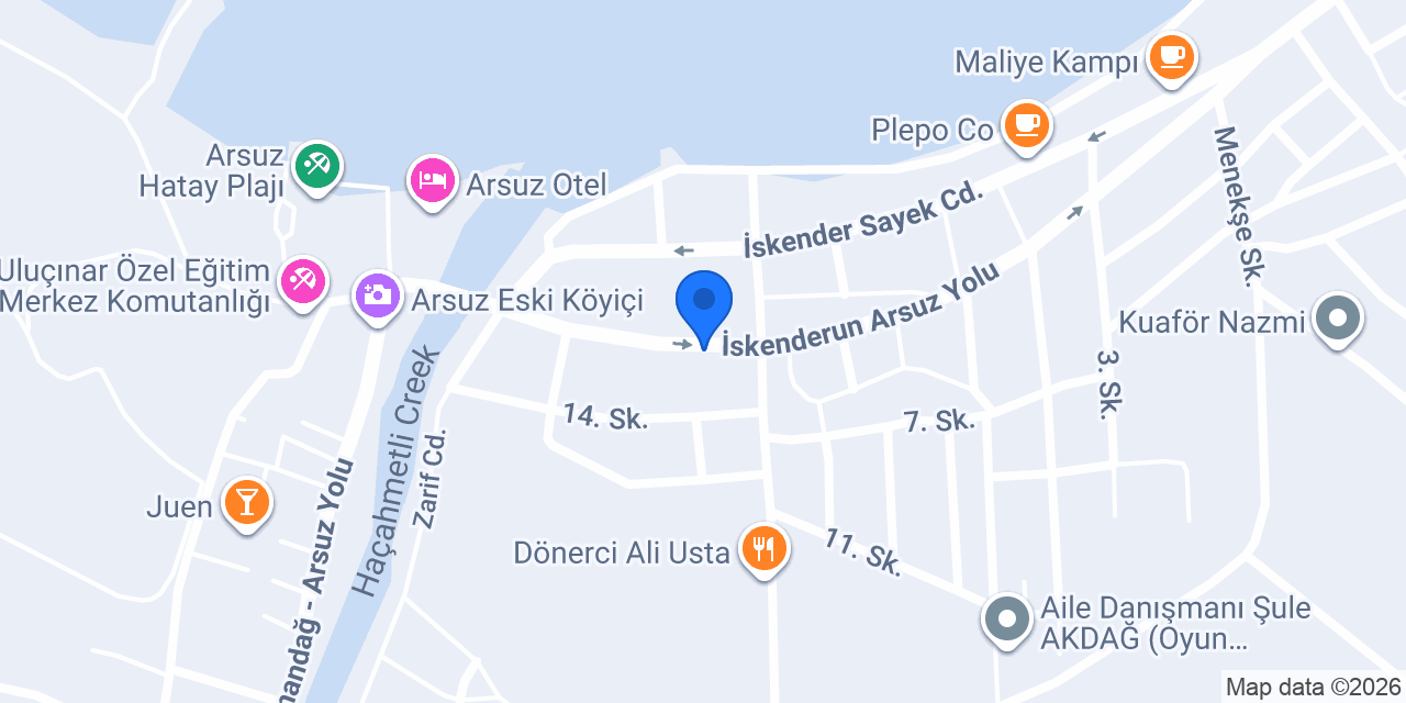 Diş Hekimi Feridun Yüceer konumu