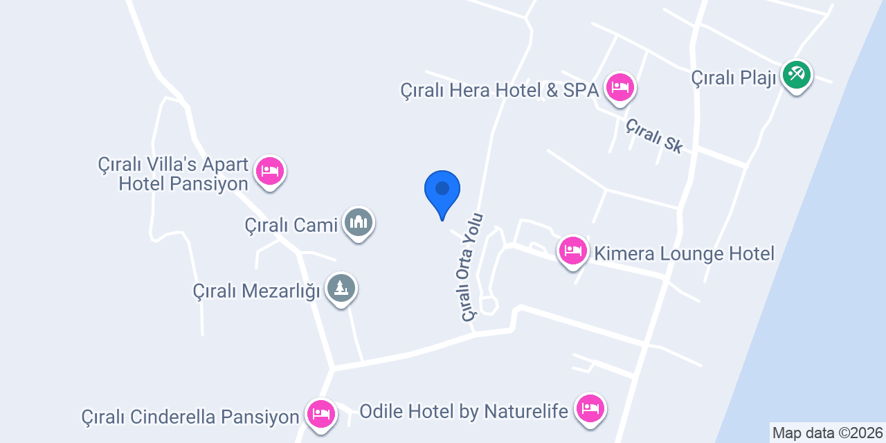 Hemerans Anatolia Otel konumu