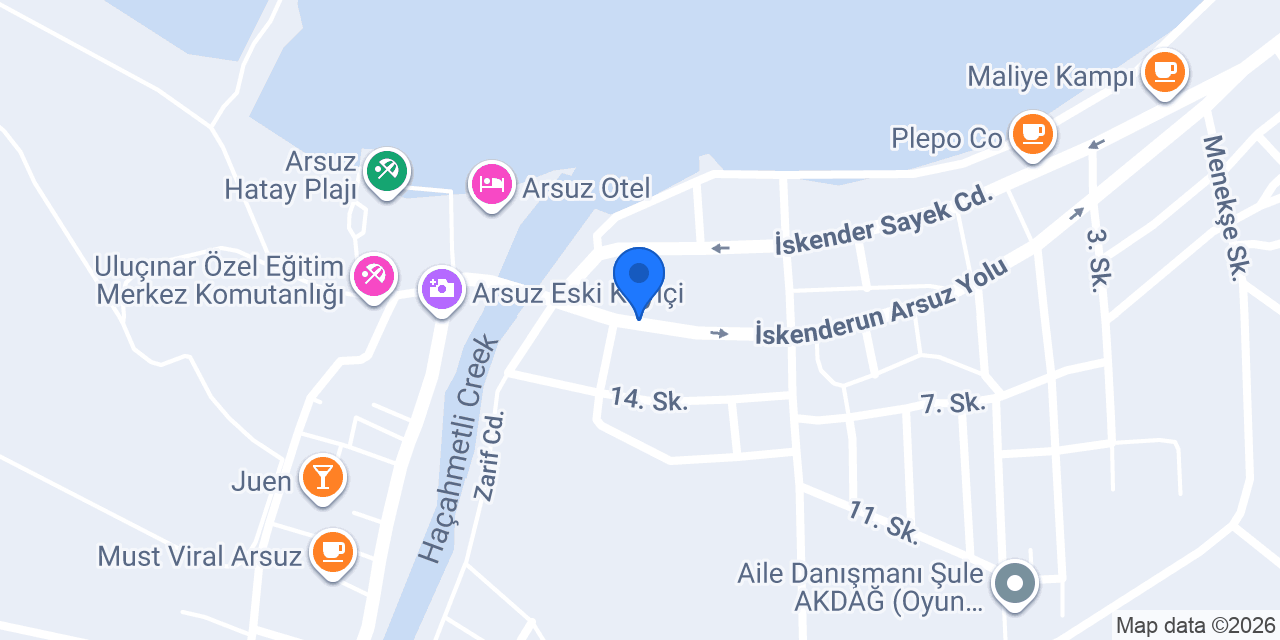 Yusuf Amca'nın Sakızlı Dondurmaları - Arsuz konumu
