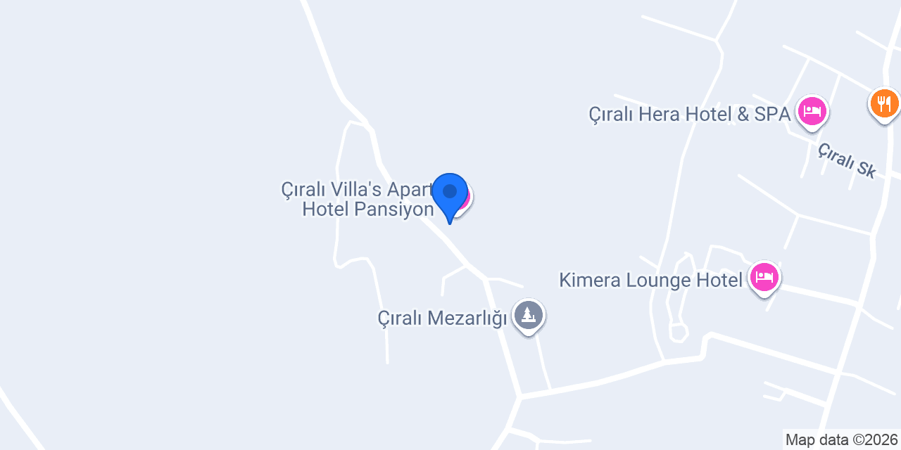 Çıralı Villas 2 konumu