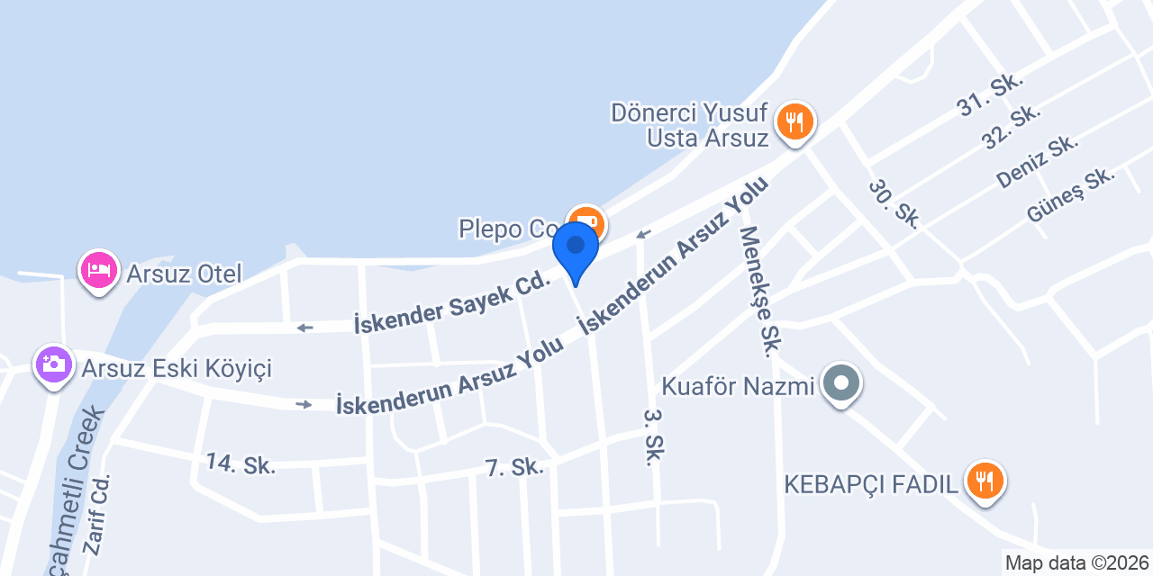 Arsuz Sekiz Lounge & Beach konumu