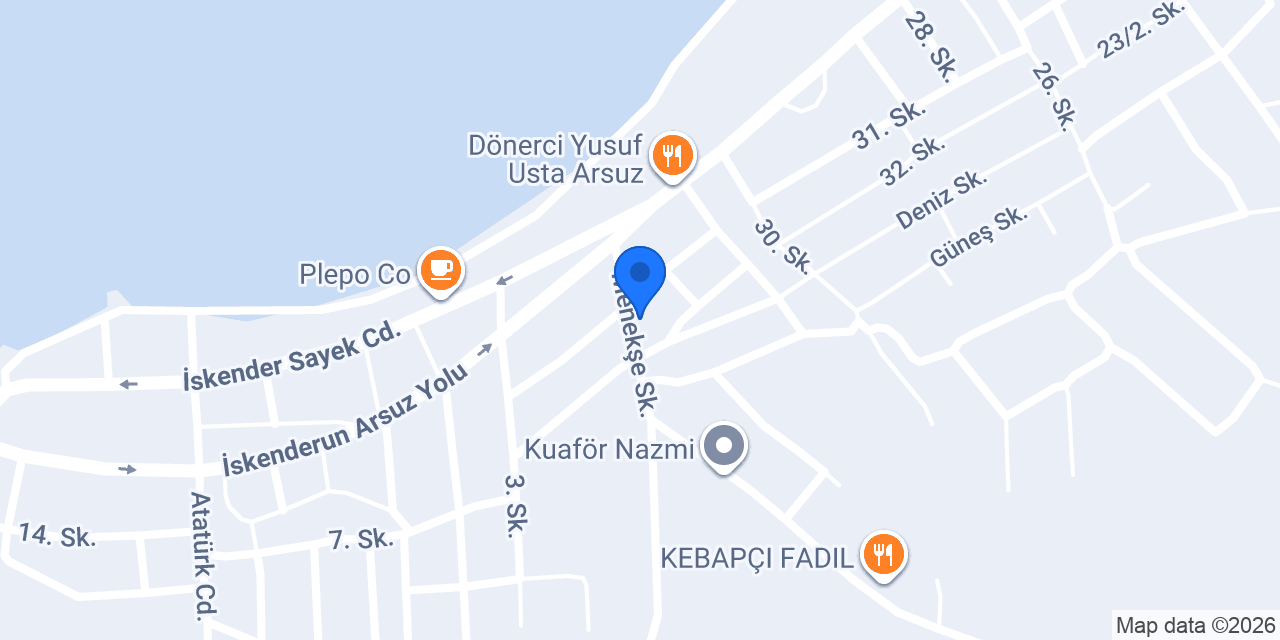 Begüm Pansiyon konumu