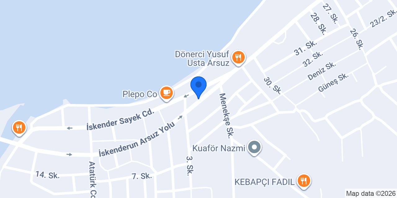 Dönerci Mahmut Usta konumu