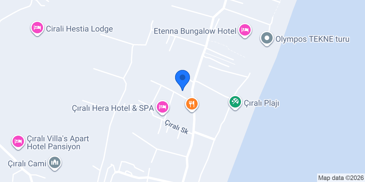 Çıralı Chimera Camping & Bungalow konumu