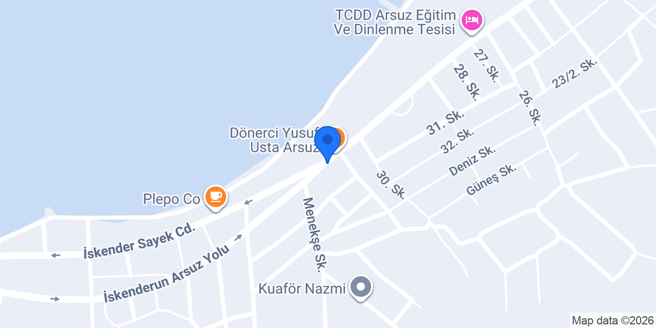 Domino's Pizza Arsuz konumu