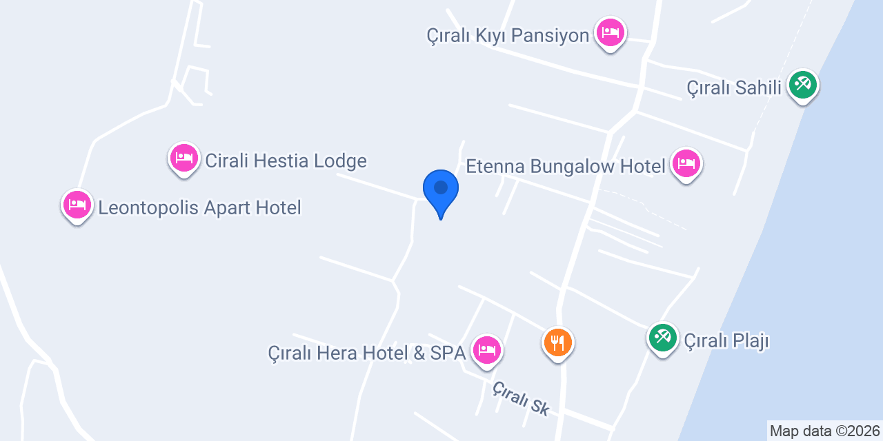 Sera Pansiyon konumu