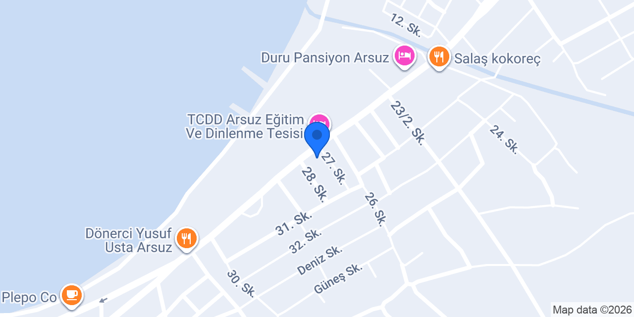 Turan Köfte Arsuz konumu
