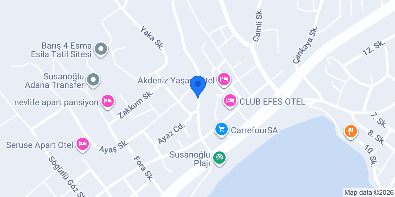 GAZİANTEP YILDIZ APART konumu